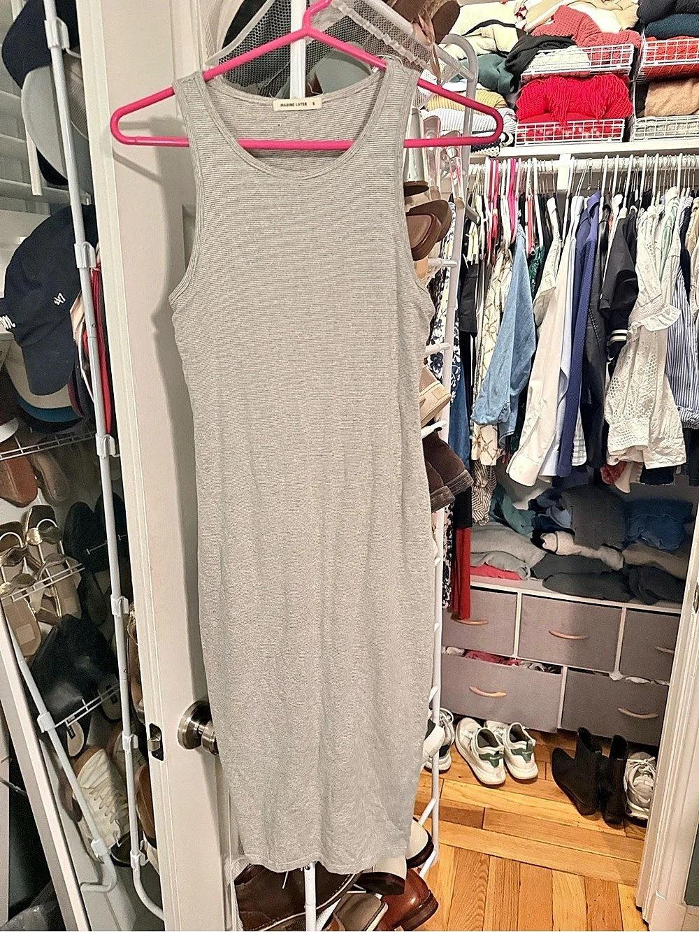 Marine Layer Gray Maxi Dress Size Small